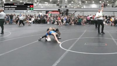 80 lbs Finals (2 Team) - Joey Snyder, Team PA/USA vs Mason Gibson, Revival