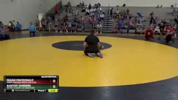 35-40 lbs Quarterfinal - Isaiah Macdonald, Perry Meridian Wrestling Club vs Easton Sanders, Rhyno Academy Of Wrestling