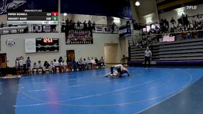 155 lbs Semis & 1st Wb (8 Team) - Bradey Bass, Campbell vs Piper Rowell, Pope