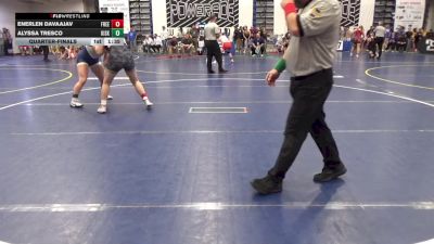 170 lbs Quarterfinal - Enerlen Davaajav, Freedom-VA vs Alyssa Tresco, Kiski Area