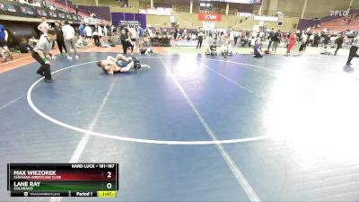 181-187 lbs Round 1 - Lane Ray, Colorado vs Max Wiezorek, Chatham Wrestling Club