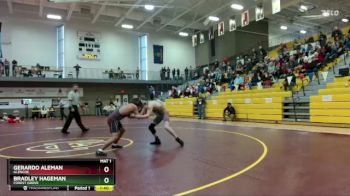 138 lbs Champ. Round 1 - Gerardo Aleman, Glencoe vs Bradley Hageman, Forest Grove