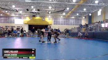 150 lbs Champ. Round 1 - Haydin Martin, St. Martin High School vs Corey Williams, Center Hill High School