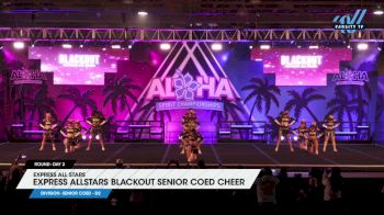 Express All Stars - Express Allstars Blackout Senior Coed Cheer [2025 L3 Senior Coed - D2 Day 2] 2025 Aloha Grand Nationals