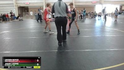 125 lbs Round 1 (4 Team) - Jason Loomis, Mi Pitbulls vs Jayden Boyce, Peer Pressure Elite