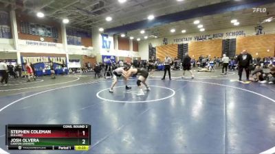 157 lbs Cons. Round 2 - Stephen Coleman, Bullard vs Josh Olvera, Canyon (Anheim)