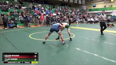 120 lbs Cons. Round 7 - Tyler Barnes, Delta vs Colton Rhoads, Louisville