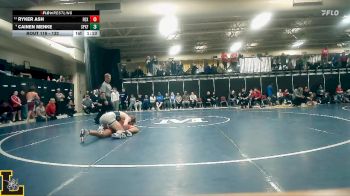 132 lbs Champ. Round 2 - Ryker Ash, Fox vs Cainen Menke, St. Pius X (Festus)