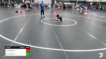 112-120 lbs Round 3 - Carter Strong, Elm Creek Wresting Club vs Ryland Trevino, Wilcox-Hildreth