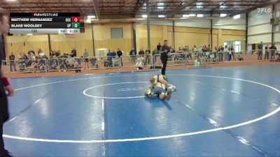 133 lbs Round 1 (6 Team) - Blake Woolsey, Providence (Mont.) vs Matthew Hernandez, Clackamas Community College