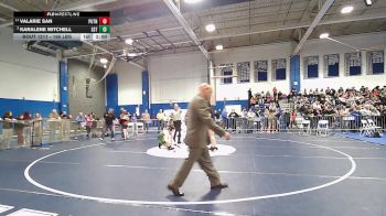 165 lbs 5th Place - Valarie San, Putnam vs Karalene Mitchell, South Shore