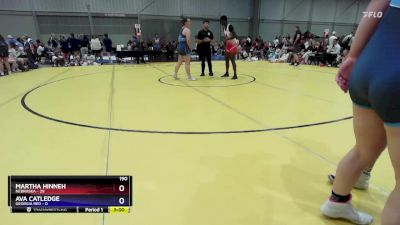 190 lbs Quarterfinals (8 Team) - Martha Hinneh, Nebraska vs Ava Catledge, Georgia Red