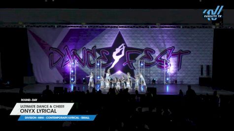 Ultimate Dance & Cheer - Onyx Lyrical [2025 Mini - Contemporary/Lyrical - Small Day] 2025 DanceFest Grand Nationals