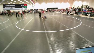 62-70 lbs Semis - Asher Schulte, Pardeeville Boys Club Youth Wrestling vs Vincent Bollig, Reedsburg Youth Wrestling Club