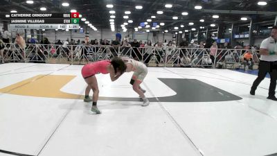 114 lbs Rr Rnd 1 - Catherine Orndorff, Roughnecks - HSG vs Jasmine Villegas, Storm Wrestling Center - HSG