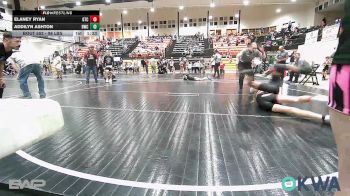 98 lbs Rr Rnd 3 - Elaney Ryan, Grove Takedown Club vs Addilyn Ashton, Bartlesville Wrestling Club