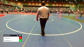 285 lbs Round Of 64 - Peyton Hansen, American Fork vs Gabe Marquez, Cleveland