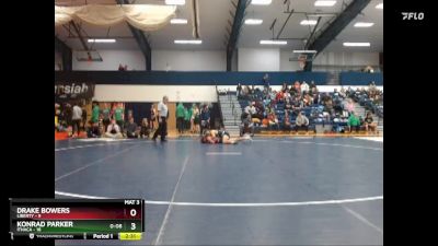 165 lbs Finals (2 Team) - Drake Bowers, Liberty vs Konrad Parker, Ithaca