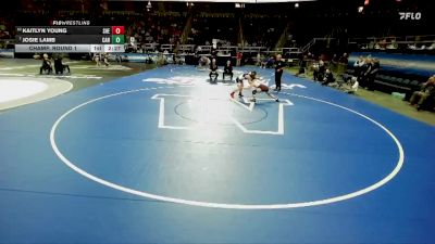 132 lbs Champ. Round 1 - Josie Lamb, Canandaigua-5 vs Kaitlyn Young, Shenendehowa-2