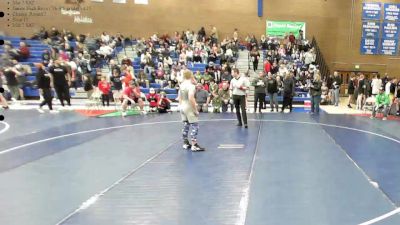 125 lbs Champ. Round 2 - Cougar Betts, Uintah Jr High Wrestling vs Hudson Osborne, Riverton Wolf Pack Wrestling