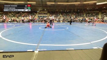 55 lbs Consi Of 16 #1 - Joaquin Vasquez, Steel City Reloaded vs Wyatt Michael, Contender Wrestling Academy