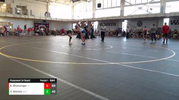 144 lbs Placement (4 Team) - Aleksandra Bastaic, Beast Mode Pink vs Katie Brensinger, Team Pennsylvania