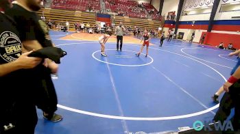 92 lbs Rr Rnd 4 - Jadyn Majors, Hilldale Youth Wrestling Club vs Kaleb Labadie, Wagoner Takedown Club