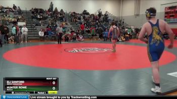 165 lbs Cons. Round 2 - Eli Sanford, Rocky Mountain vs Hunter Rowe, Nucla