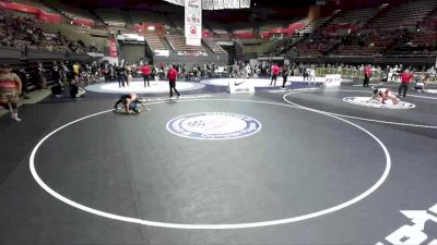 120 lbs 5th Place Match - Janelle Valencia, Woodlake High School Wrestling vs Bridgette Soliz, SF Tigers Wrestling Club