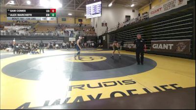 126 lbs Consi Of 8 #2 - Sam Comes, Lakeway Christian vs Alex Marchetti, Wyoming Seminary