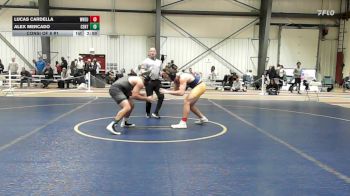 184 lbs Consi Of 8 #1 - Lucas Cardella, Western New England vs Alex Mercado, Centenary