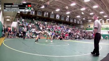132 lbs 3rd Place Match - Rocco Czarnecki, Cvca vs Gradey Harding, Galion