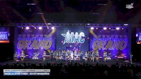 Mac's Allstar Cheer - Vengeance [2025 L5 Senior Coed - Large Day 1] 2025 The American Grand Grand Nationals