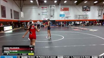 100 lbs Quarterfinal - Kierstyn Azure, La Grande vs Zayra Villanueva, Tillamook