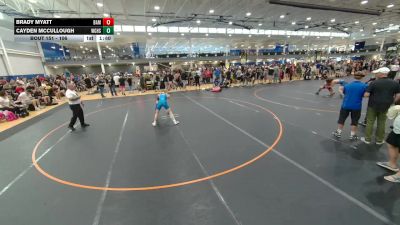 106 lbs Champ. Round 1 - Brady Myatt, BAM TC vs Cayden McCullough, Unattached