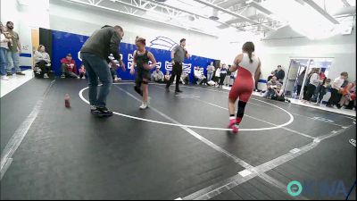 88/95 lbs Rr Rnd 1 - Sophia Manning, Elgin Wrestling vs Jayci Thompson, Little Axe Takedown Club