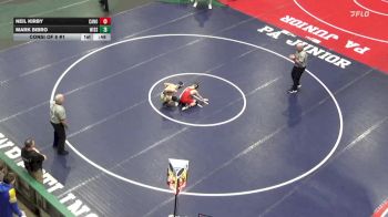 117 lbs Consi Of 8 #1 - Neil Kirby, Canon McMillan vs Mark Bibro, Wissahickon