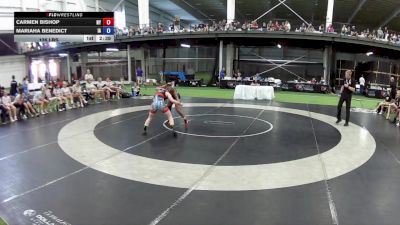 135 lbs Carmen Bishop, New York vs Mariaha Benedict, Iowa