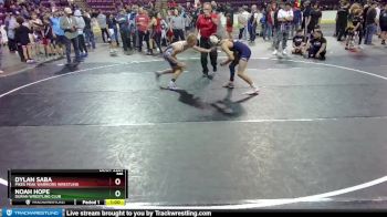 102 lbs Cons. Semi - Noah Hope, Duran Wrestling Club vs Dylan Saba, Pikes Peak Warriors Wrestling