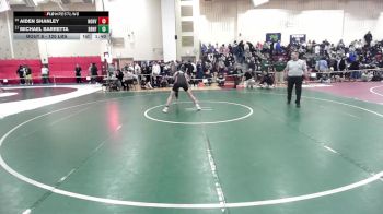 120 lbs Round Of 32 - Aiden Shanley, North Haven vs Michael Barretta, Branford