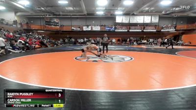 138 lbs Quarterfinal - Carson Hill, North Fremont vs Jaxson Taylor, Spring Creek