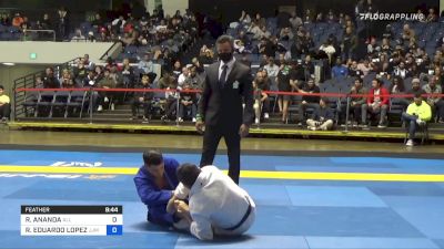 RAM ANANDA vs RENE EDUARDO LOPEZ 2021 World Jiu-Jitsu IBJJF Championship