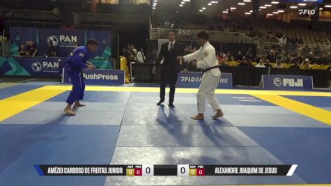 Alexandre Joaquim De Jesus vs Amézio Cardoso De Freitas Junior 2025 Pan Jiu Jitsu IBJJF Championship