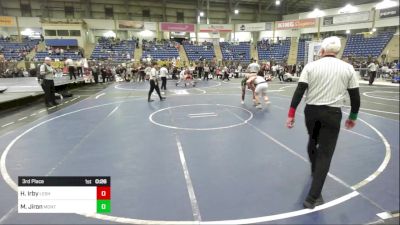 145 lbs 3rd Place - Holden Irby, Lesher vs Manny Jiron, Monte Vista Middle School