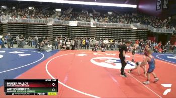 62 lbs Cons. Round 4 - Parker Vallot, Rawlins Wrestling Club vs Austin Roberts, Gladiator Wrestling Academy