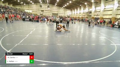 157 lbs Champ. Round 3 - Hixon Canto, Maple Mountain vs Luke Hafen, Lone Peak