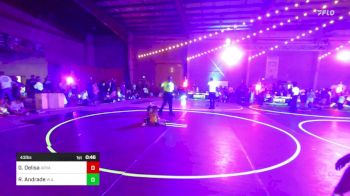 43 lbs Round Of 16 - Giovanni Delisa, Arvada West vs Rocky Andrade, W.A.R. Wrestling Club