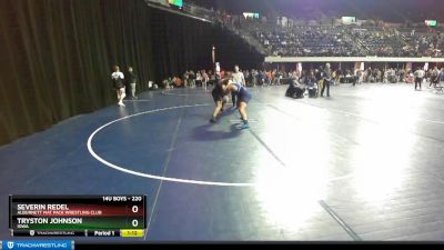 220 lbs Round 3 - Severin Redel, Alburnett Mat Pack Wrestling Club vs Tryston Johnson, Iowa