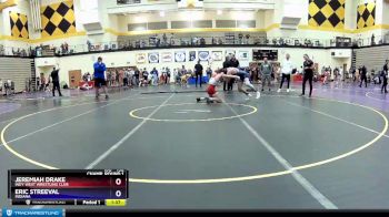 152 lbs Champ. Round 1 - Jeremiah Drake, Indy West Wrestling Club vs Eric Streeval, Indiana