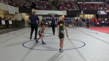 49 lbs Champ. Round 2 - Rowlen Shumway, Stillwater Gladiators vs Ritter Rembold, Belgrade Wrestling Club